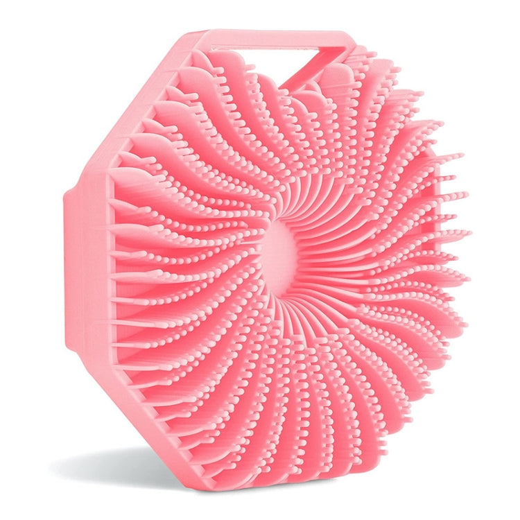 Silicone Body Bath Brush Shower Scrubber — Grey