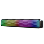 RGB Colorful Lighting Effect Desktop Long USB Wireless Bluetooth Speaker — Q6