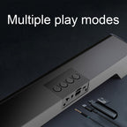 RGB Colorful Lighting Effect Desktop Long USB Wireless Bluetooth Speaker — view 6
