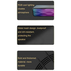 RGB Colorful Lighting Effect Desktop Long USB Wireless Bluetooth Speaker — view 9
