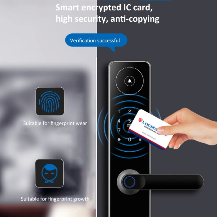 A60 Smart Fingerprint Password Door Lock With Doorbell