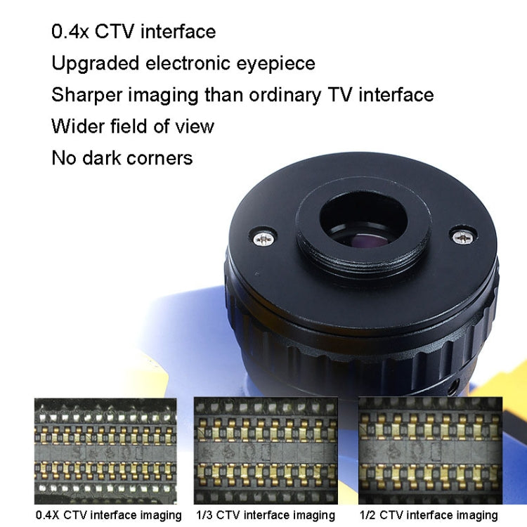 Trinocular Stereo Microscope Industrial Grade Can Connect To HD Display