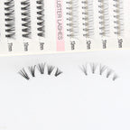 10rows /Box 10D+20D Naturally Thick Grafted Eyelashes 0.07 Single Cluster Implanted False Eyelashes — view 5