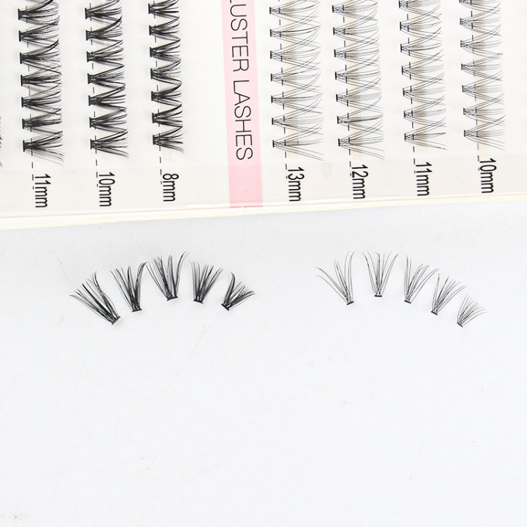 10rows /Box 10D+20D Naturally Thick Grafted Eyelashes 0.07 Single Cluster Implanted False Eyelashes — view 5