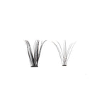 10rows /Box 10D+20D Naturally Thick Grafted Eyelashes 0.07 Single Cluster Implanted False Eyelashes — view 7