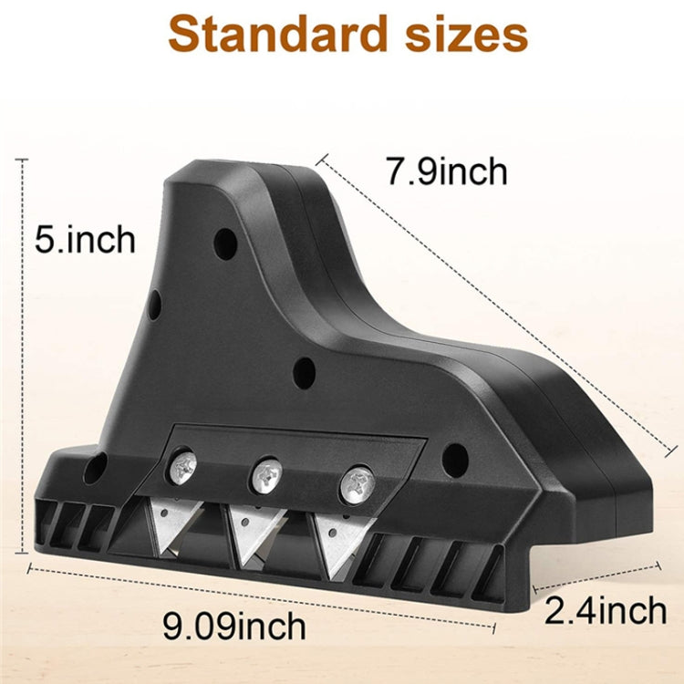 Plasterboard Cutting Angle Planer 45/60 Degree Bevel And Right Angle Chamfering Machine — view 3