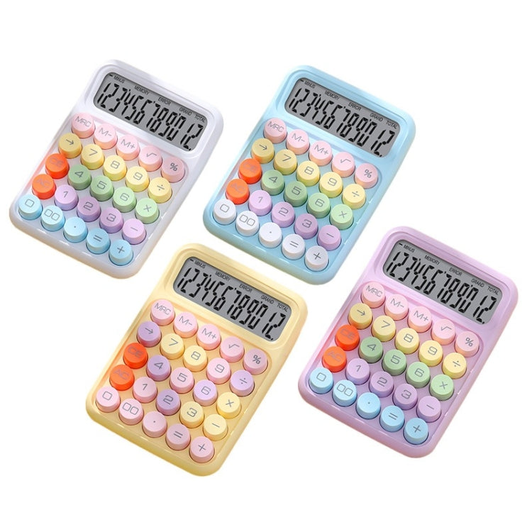 12-Bit Dopamine Flex Keyboard Calculator Candy Color Office Student Calculator