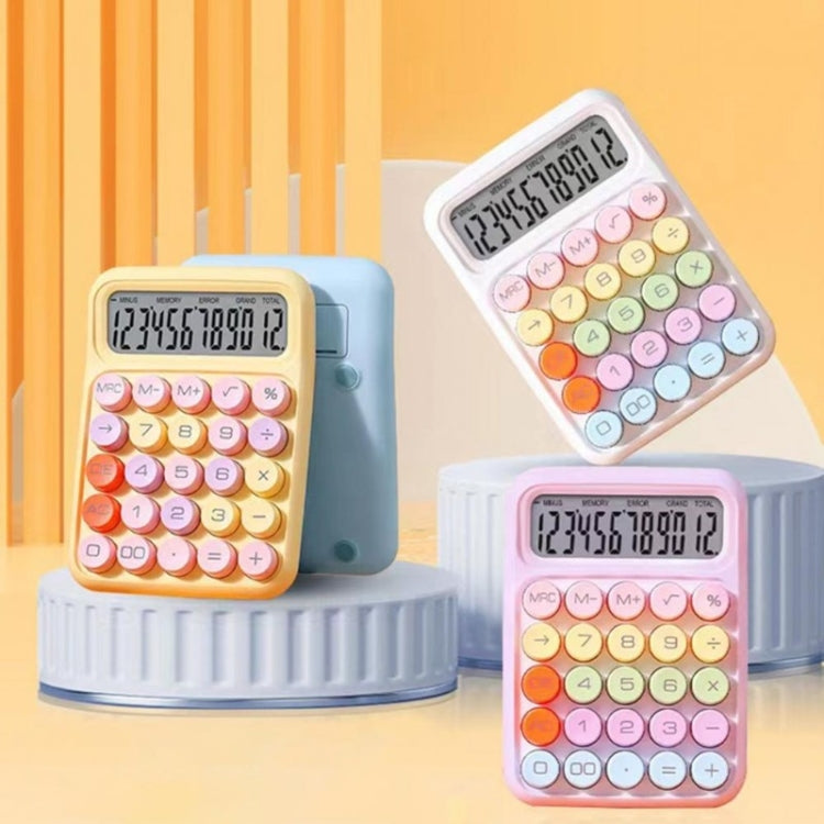 12-Bit Dopamine Flex Keyboard Calculator Candy Color Office Student Calculator