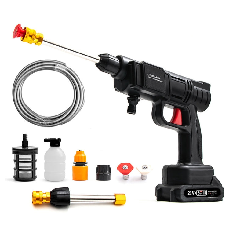 HILDA 21V High Pressure Water Torch Lithium Car Washer Plastic Package