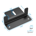 4pcs /Set Aluminum Solar Panel Mounting Bracket