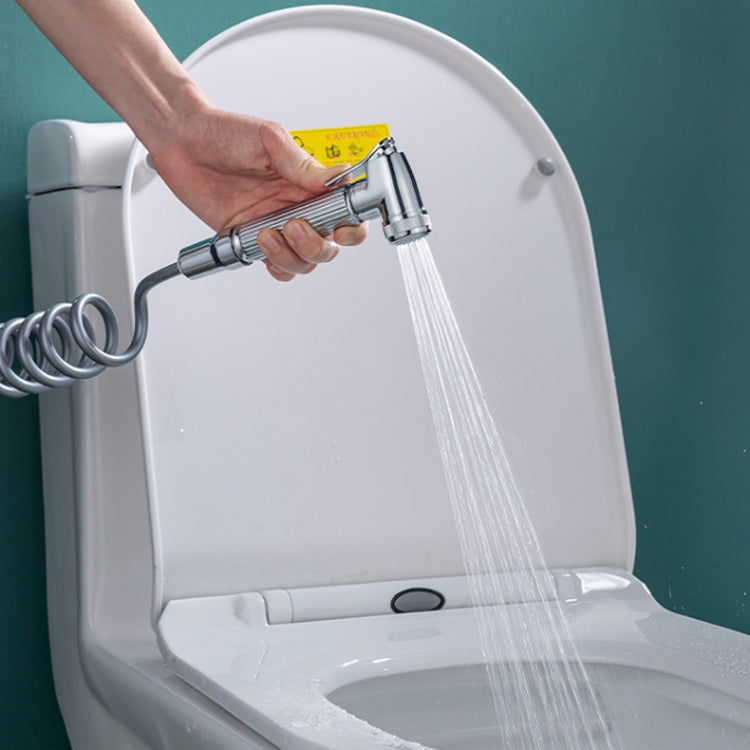 Toilet Mate Booster Flusher Toilet Cleaning Shower Set — Black Copper Model