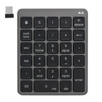 KN-980 28 Keys Portable Wireless Digital Quiet Keypad Computer External Digital Password Keypad