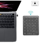 KN-980 28 Keys Portable Wireless Digital Quiet Keypad Computer External Digital Password Keypad — view 11
