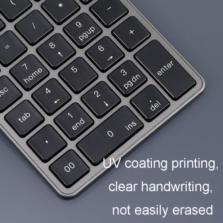 KN-980 28 Keys Portable Wireless Digital Quiet Keypad Computer External Digital Password Keypad — view 5