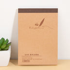 Blank Kraft Sketchbook Doodle Notebook