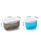 Punch-free Bathroom Transparent Waterproof Tissue Box Toilet Wall-mounted Storage Rack — view 6