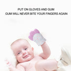 Baby Teething Gloves Anti-bite Silicone Teething Ring Toys — view 8