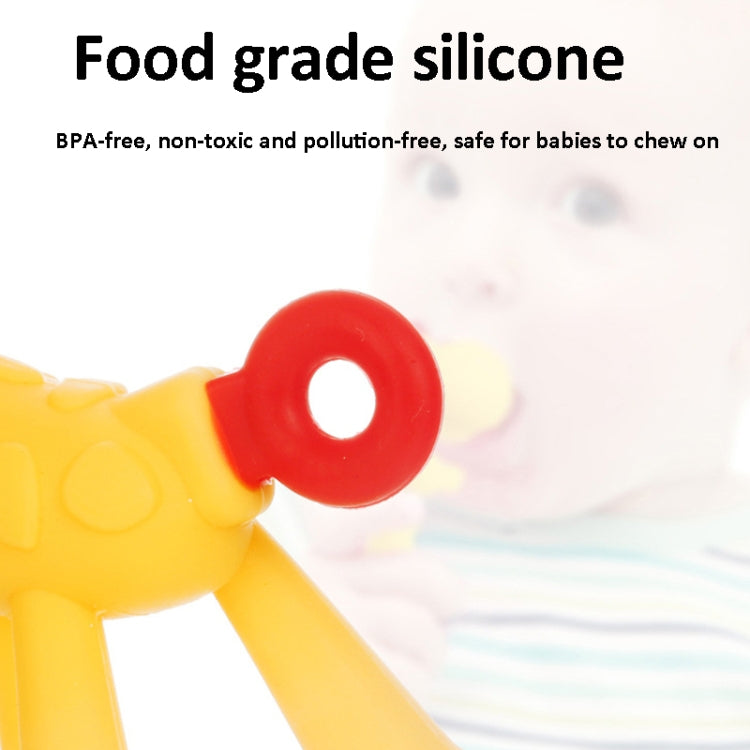 XUNYI Baby Giraffe Rattles Teether Kids Silicone Bite Toy — view 8