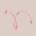 Bear Silicone Pacifier Chain Toddler Teether Toy Anti-fall Rope Pacifier Clip