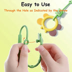 Bear Silicone Pacifier Chain Toddler Teether Toy Anti-fall Rope Pacifier Clip — view 7