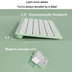 B087 2.4G Portable 78 Keys Dual Mode Wireless Bluetooth Keyboard And Mouse
