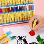 AIYO Washable Painting Crayons Childrens Oil Paint Stick Set — view 9