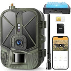 4K 4G Outdoor Track Camera Remote Mobile Phone Control To View Photos / Video At Any Time