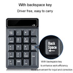 K6 19 Key Mini Wireless Bluetooth Digital Keyboard Suspended Mechanical Universal Keypad 4.0
