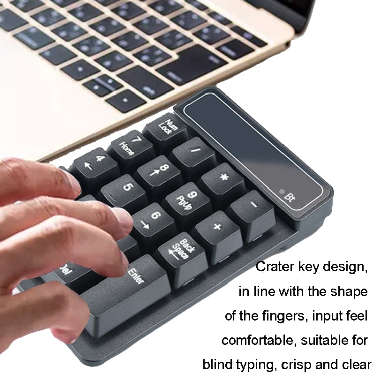 K6 19 Key Mini Wireless Bluetooth Digital Keyboard Suspended Mechanical Universal Keypad 4.0