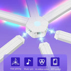 LED WIFI Graffiti Bluetooth Smart Splicing Quantum Light DIY Atmosphere Lighting With Remote Control, US Plug — view 4