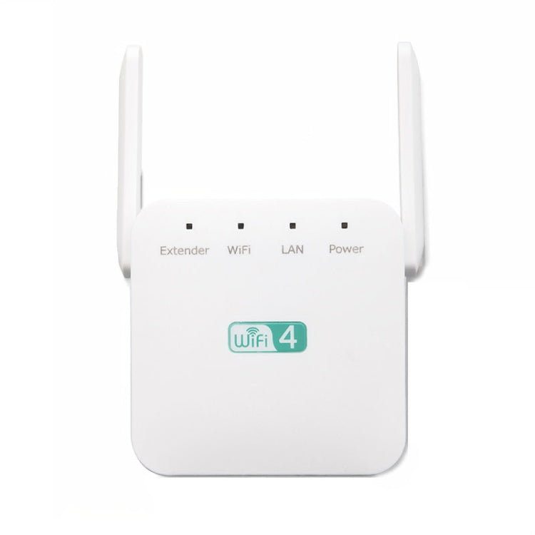 2.4G 300M Wi-Fi Amplifier Long Range WiFi Repeater Wireless Signal Booster — US Plug White