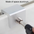 Child Safety Protection Screen Window Limiter Sliding Door Latch With Key — view 8