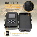 2.7K Outdoor Tracking Camera Infrared Night Vision Monitoring Hunting Camera