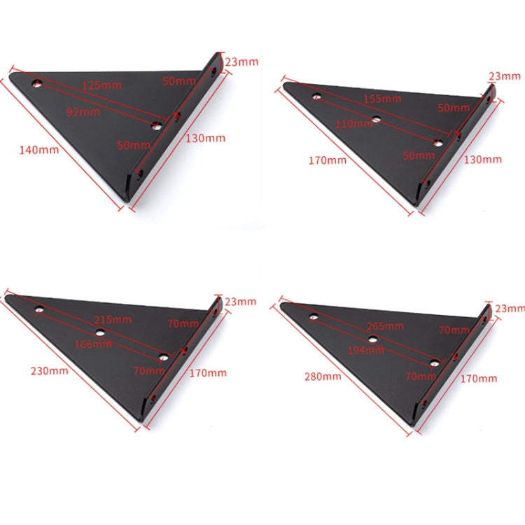 Load Bearing Invisible Triangle Bracket Wall Shelf Bracket With Screws — view 10