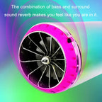 Motorcycle Subwoofer Color-Coated Audio Exhaust Pipe Simulator