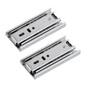 1 Pair Thickened Three Sections Ball Slide Mute Drawer Track Rail