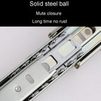 1 Pair Thickened Three Sections Ball Slide Mute Drawer Track Rail — view 10