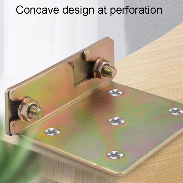 Bed Hinge Pendant Bed Accessories Furniture Hardware Corner Code With Screws — view 7