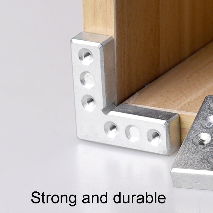 90 Degree Aluminum Frame Fixed Connection Angle Code Angle Iron Furniture Fittings — view 5