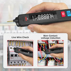 BSIDE Z5 Smart Pen Multimeter Backlight LCD 6000 Counts Auto Voltage Detector — view 13