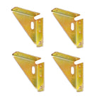 4pcs /Set Triangle Corners Anti-Shaking Fixing Fittings For Bed Frame