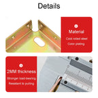 4pcs /Set Triangle Corners Anti-Shaking Fixing Fittings For Bed Frame — view 5