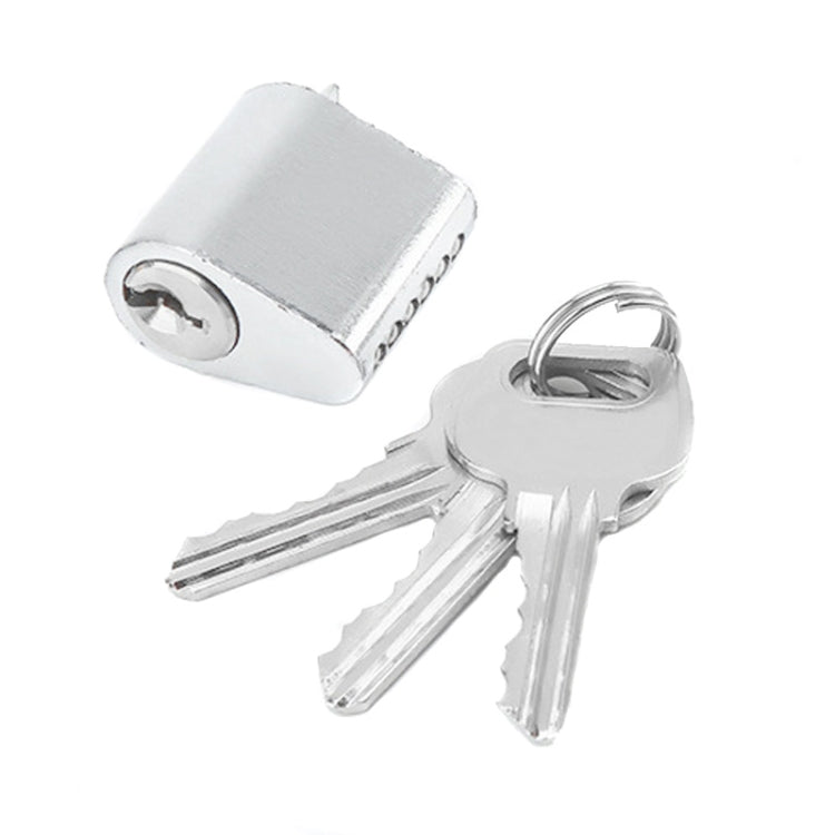 Fire Door Lock Cylinder Door Latch Fittings With Key — Aluminum Core Interlocking+1 Key