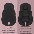 Baby Stroller Seat Cushion Safety Seat Protector Cushion — Black