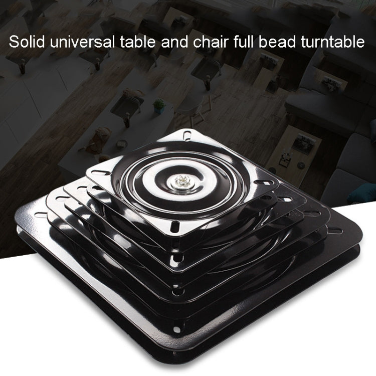 Solid Full Bead Universal Swivel Turntable Furniture With Screws For Swivel Chairs — view 6