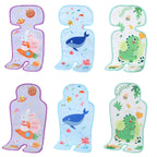 Baby Stroller Mat Seat Cushion Safety Seat Ice Silk Cushion — Universal Little Green Dragon