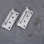 2pcs /Set 4 Inch Stainless Steel Hinge Free Slotting Door Switch Hinge — view 3
