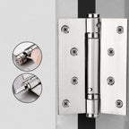 2pcs /Set 4 Inch Stainless Steel Hinge Free Slotting Door Switch Hinge — view 6