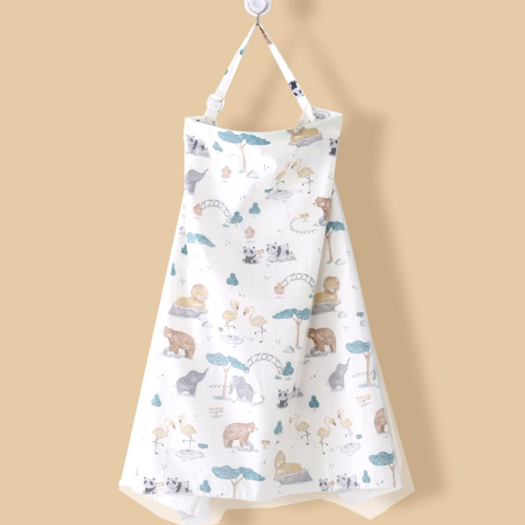 Anti-exposure Nursing Pad Outdoor Fig Leaf Stroller Mosquito Net — White Crown