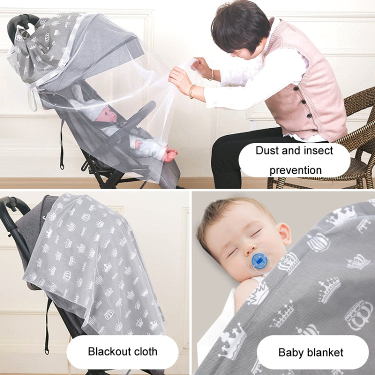 Anti-exposure Nursing Pad Outdoor Fig Leaf Stroller Mosquito Net — view 13